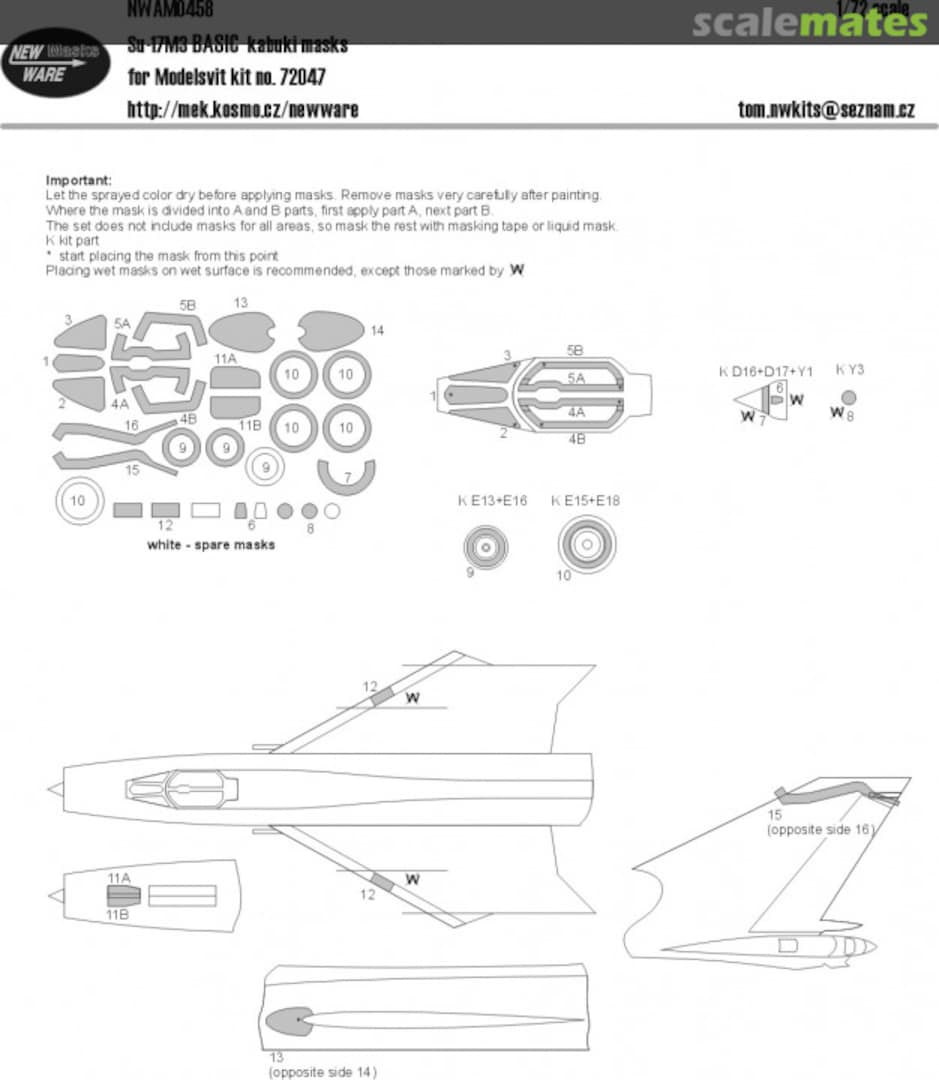 Boxart Su-17M3 - BASIC kabuki masks NWAM0458 New Ware