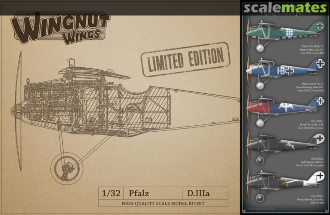 Boxart Pfalz D.IIIa 32910 Wingnut Wings