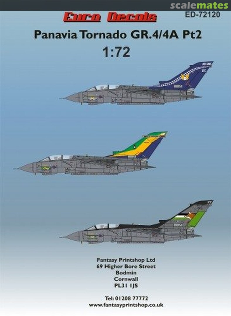 Boxart Panavia Tornado GR.4/4A Part 2 ED-72120 Euro Decals