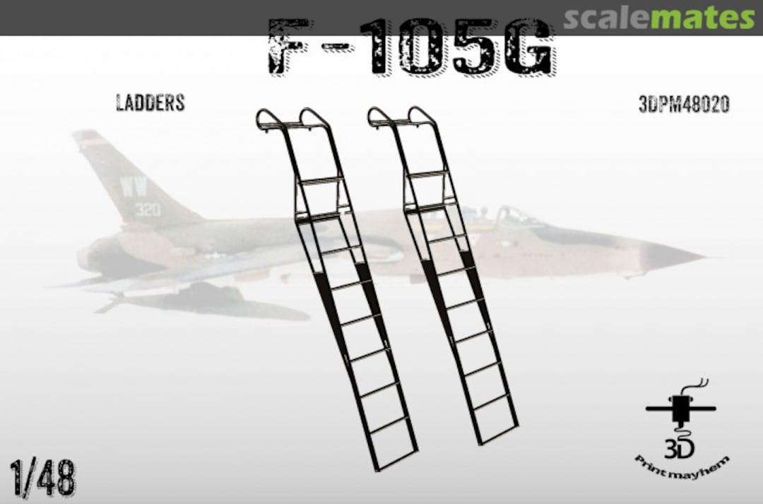 Boxart F-105 Boarding ladders 3DPM48020 3D Print Mayhem