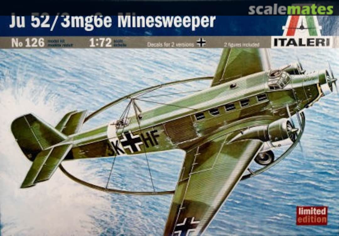 Boxart Ju 52/3mg6e Minesweeper 126 Italeri