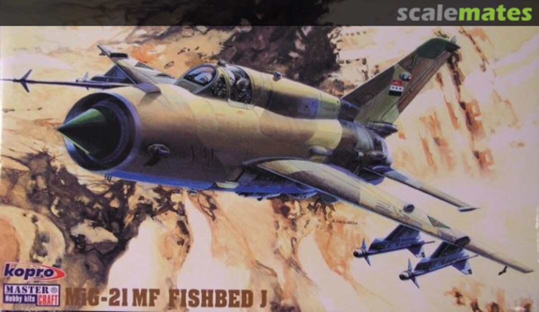 Boxart MiG-21MF Fishbed J 3107 Kopro-MasterCraft