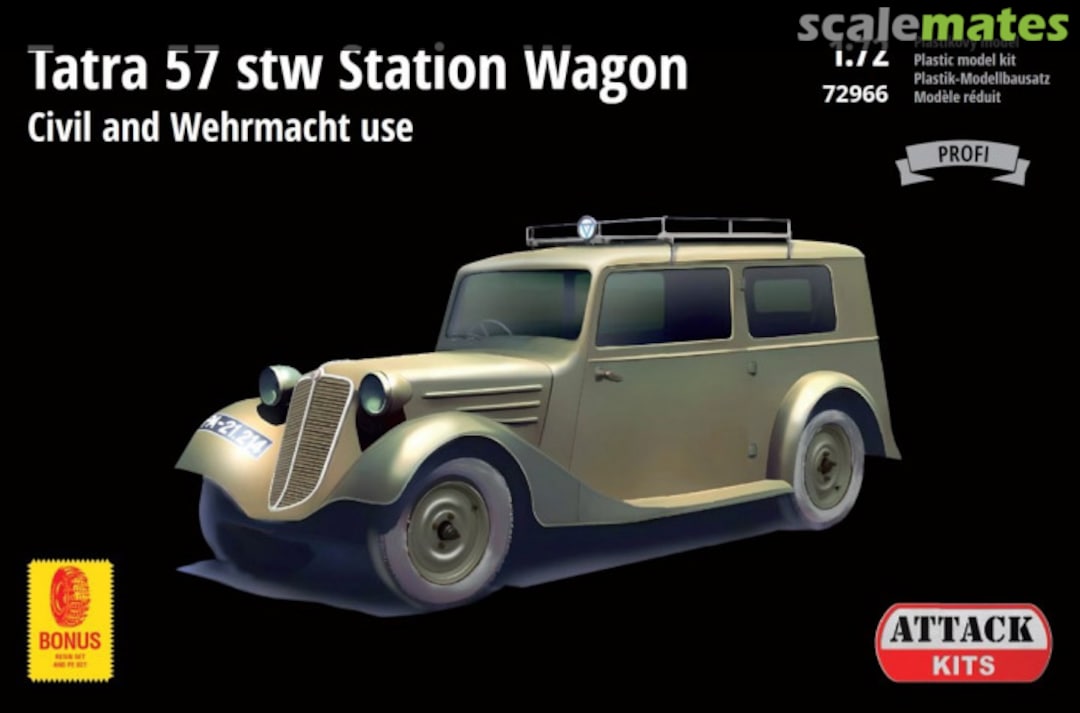 Boxart Tatra 57 STW Station Wagon 72966 Attack Hobby Kits