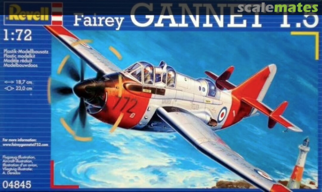 Boxart Fairey Gannet T.5 04845 Revell