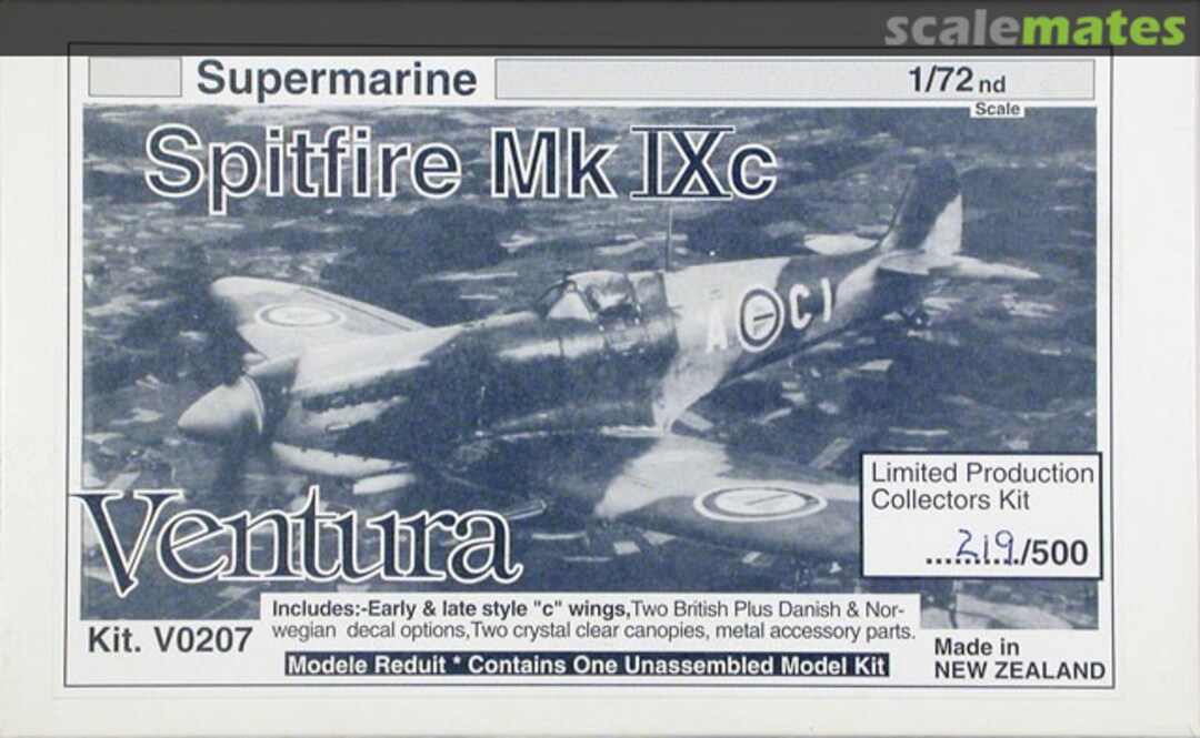 Boxart Supermarine Spitfire Mk IXc V0207 Ventura