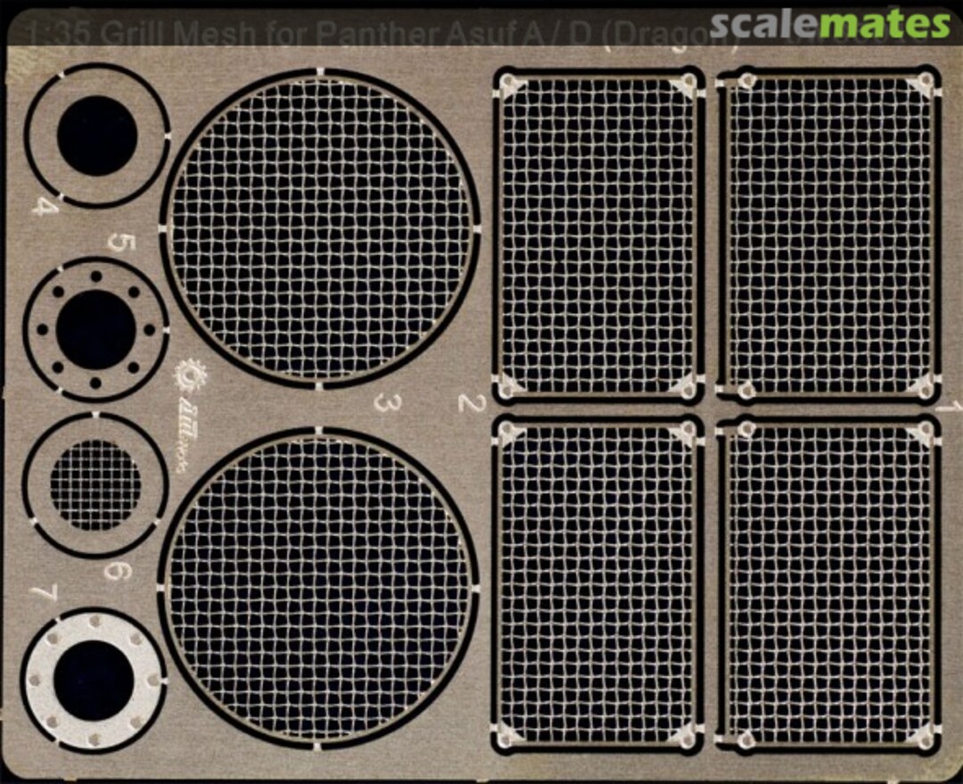 Boxart Panther A / D Grill Mesh LW35013 Alliance Model Works