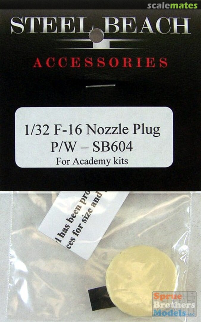 Boxart F-16 Falcon P&W Nozzle Plug 32004 Steel Beach