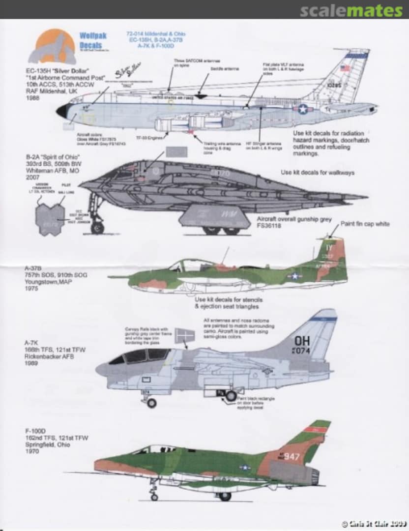 Boxart Mildenhall & Ohio: 72-014 Wolfpak Decals