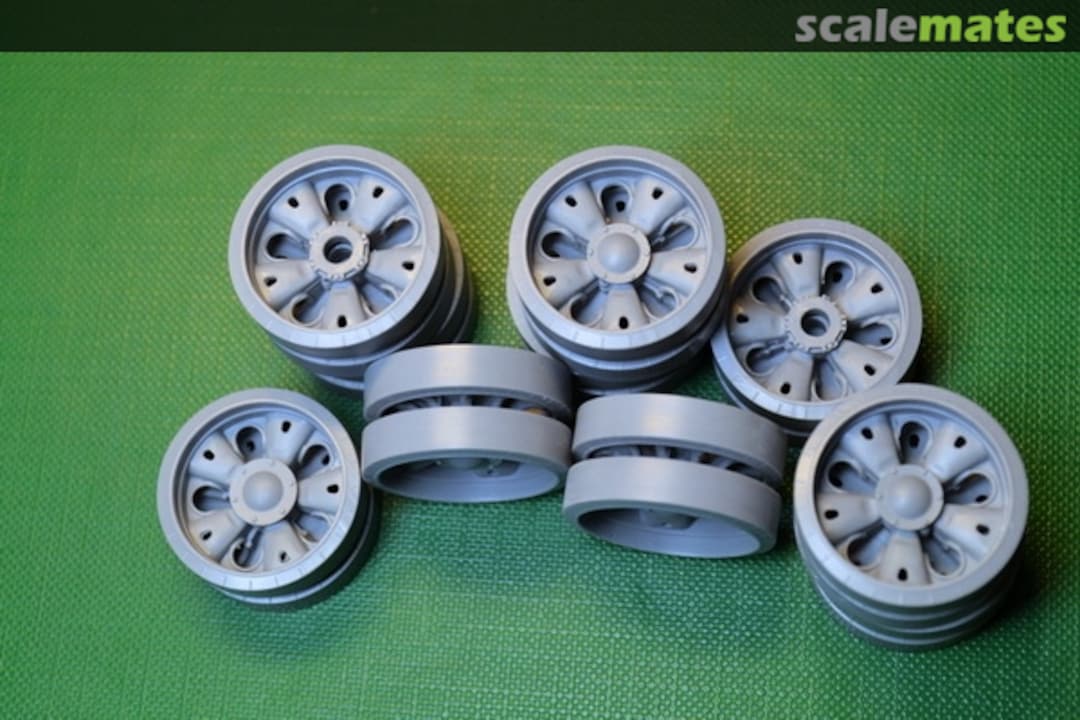 Boxart T-62 Road Wheels Set (Standard hub 12pcs & Reinforced hub 8pcs) B35056 Miniarm