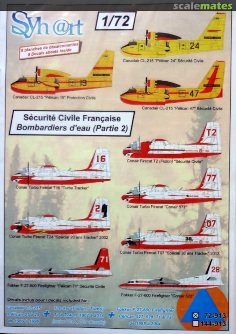 Boxart Sécurité Civile Française - Bombardiers d'eau part.2 72-913 Syhart