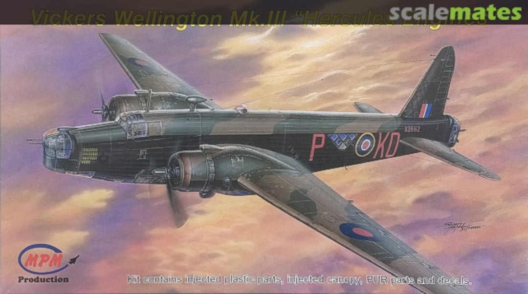 Boxart Vickers Wellington Mk.III 72542 MPM Production