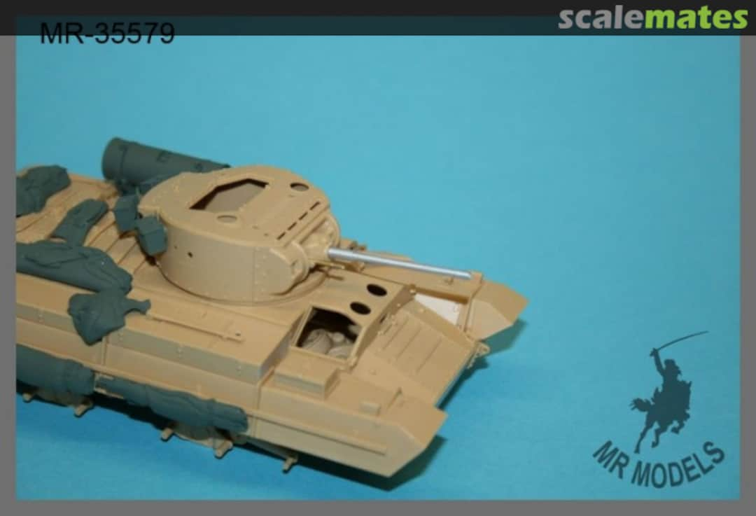 Boxart Valentine Mk.II / IV 2Pdr. Gun barrel & BESA machine gun MR-35579 MR Modellbau