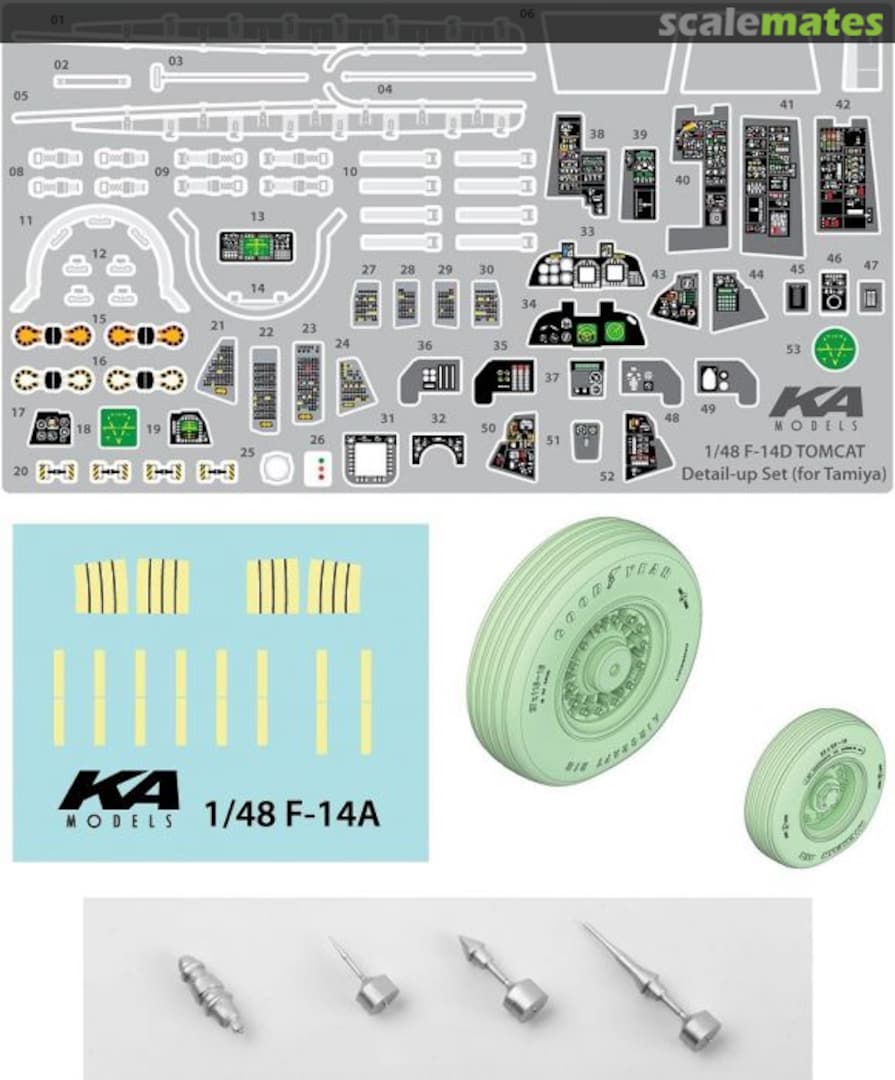 Boxart F-14D Detail-Up Parts MA-48050 KA Models