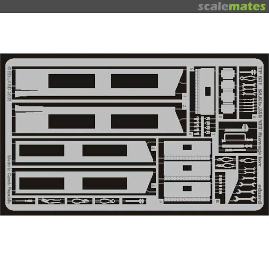 Boxart Sd.Kfz.250 NEU stowage box TP031 Eduard