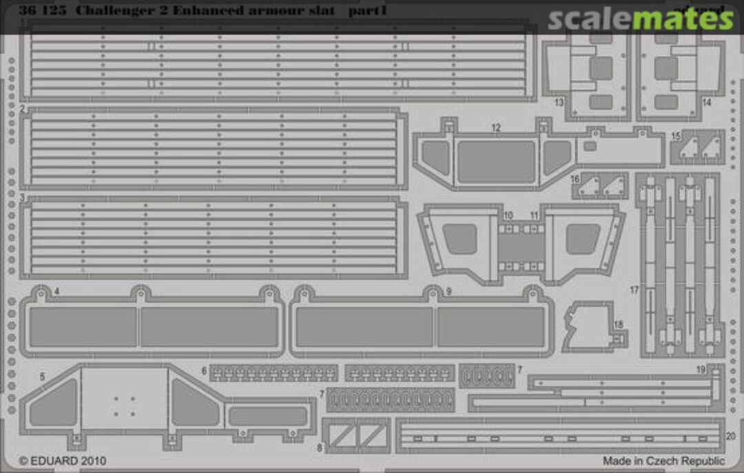 Boxart Challenger 2 Enhanced armour slat 36125 Eduard