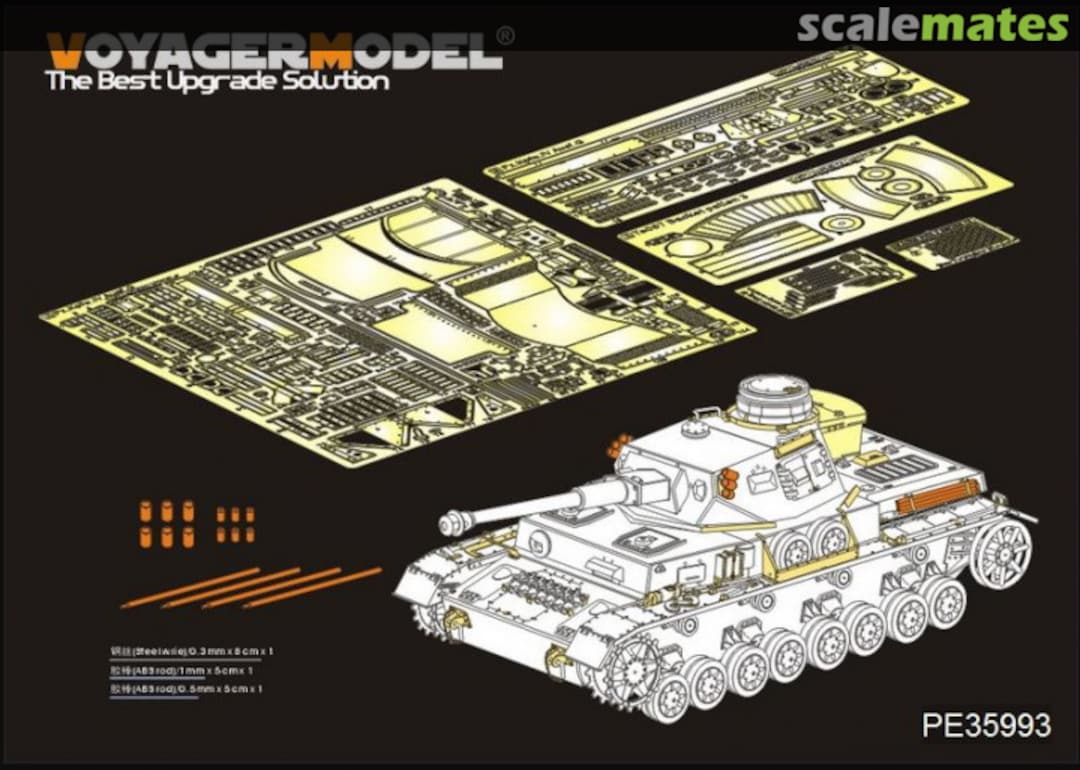 Boxart Pz.Kpfw.IV Ausf.G (Late Production) Basic PE35993 Voyager Model