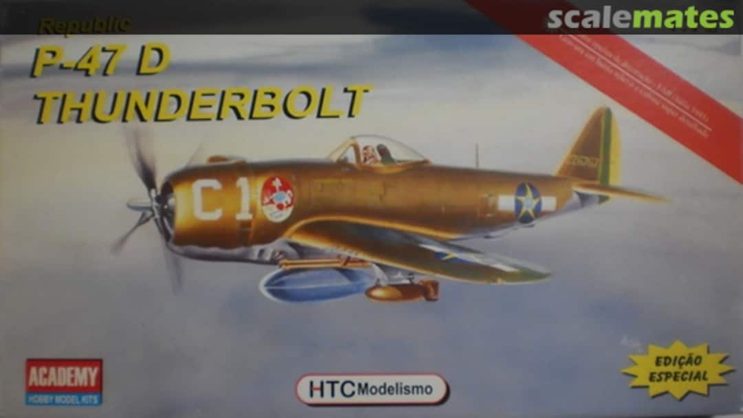 Boxart Republic P-47D Thunderbolt 72001 HTC Modelismo