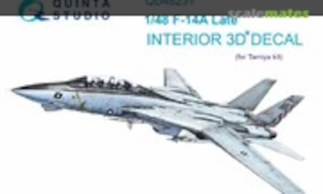 1:48 F-14A Late interior 3D decal (Quinta Studio QD48231)