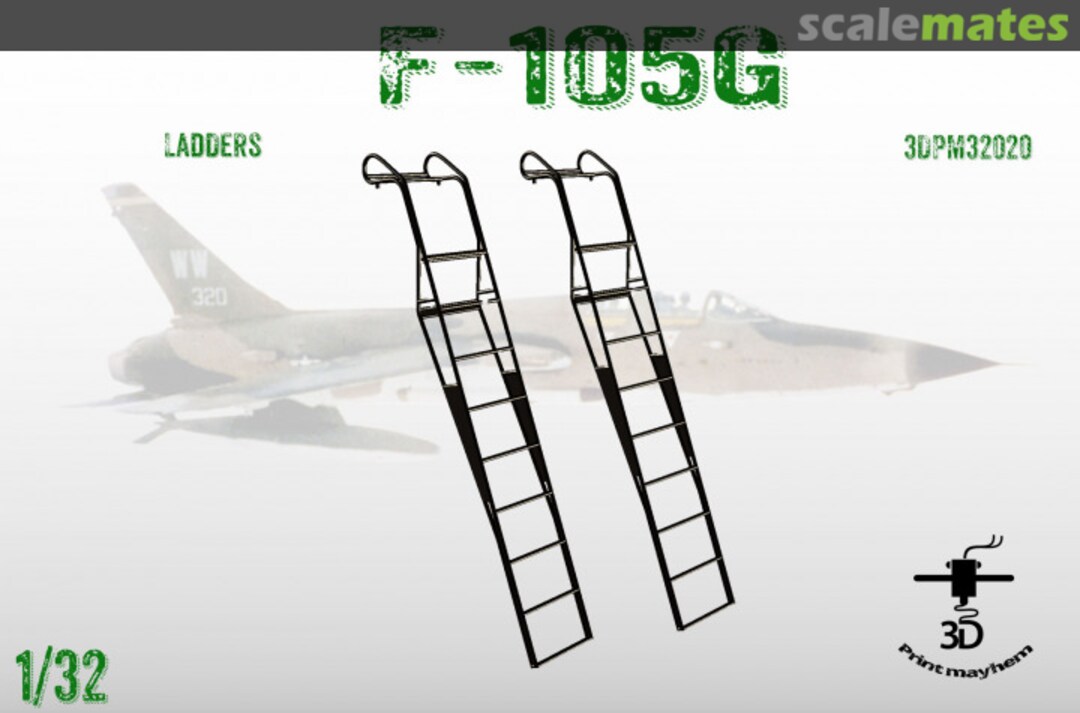 Boxart F-105 Boarding ladders 3DPM32020 3D Print Mayhem