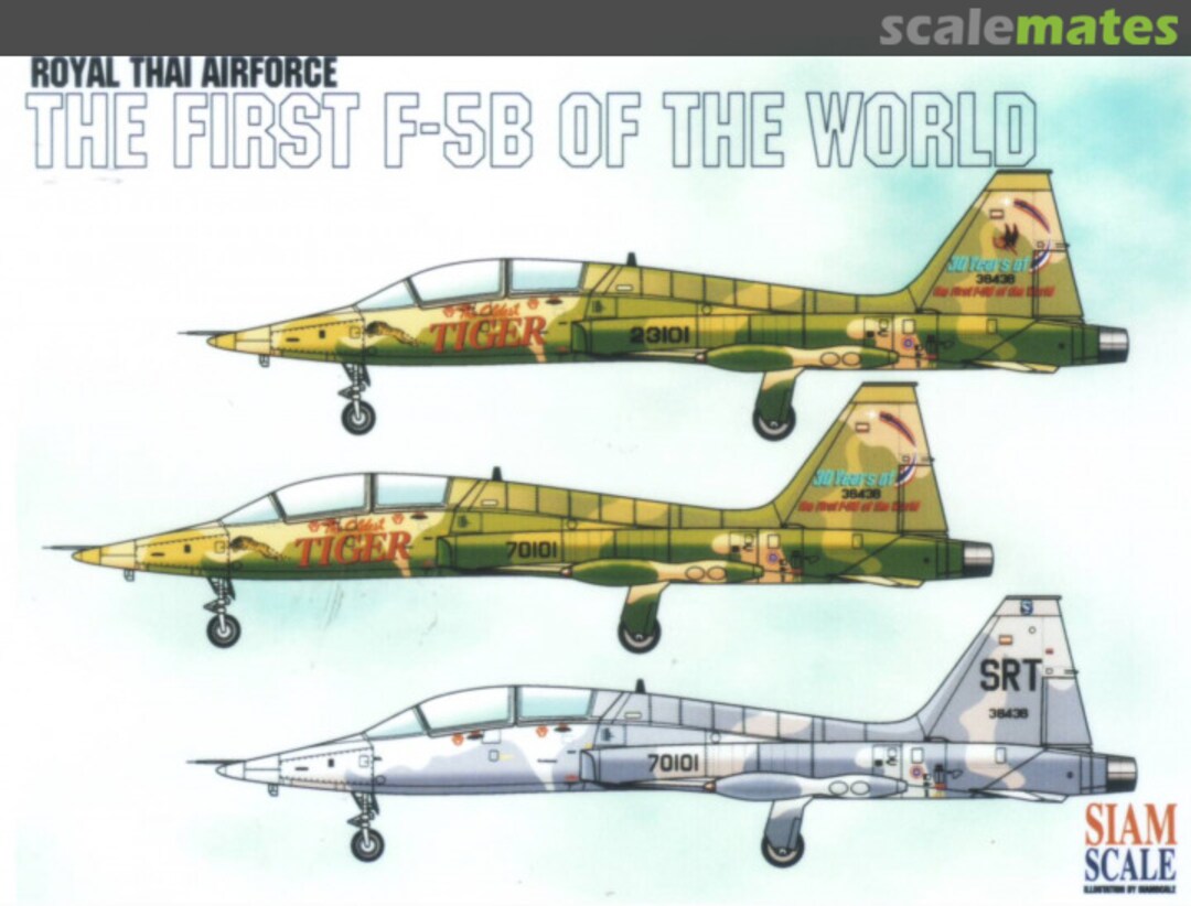 Boxart The First F-5B of the World 72046 Siam Scale