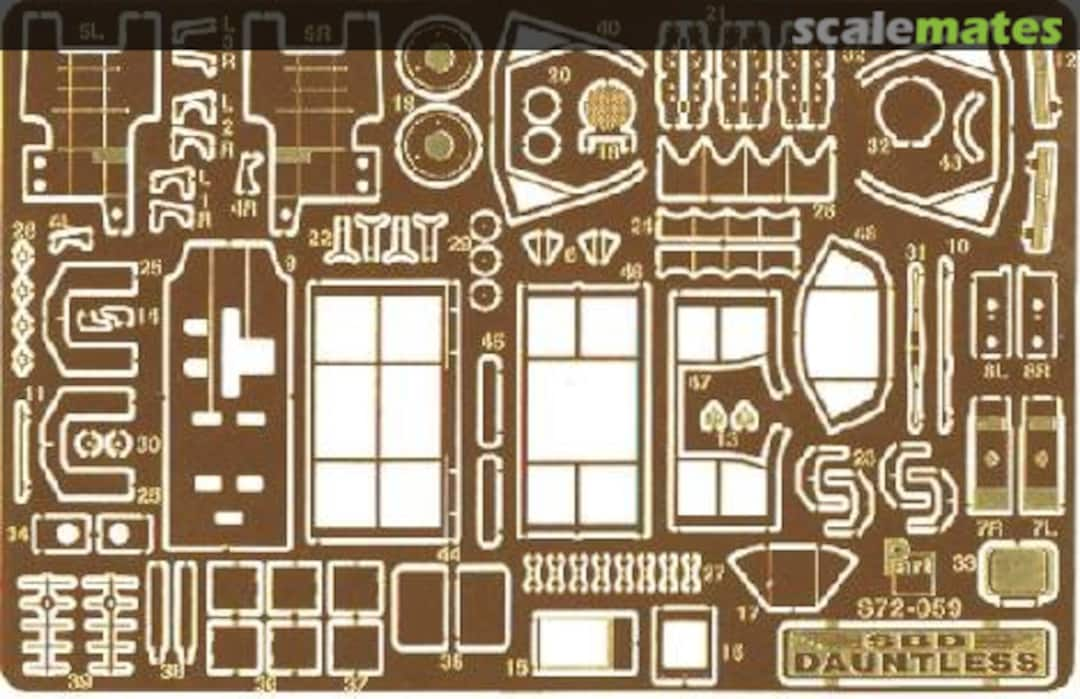 Boxart SBD 3/5 Dauntless S72-059 Part