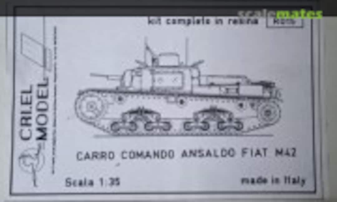 Carro comando Ansaldo fiat m42 (CRIEL.MODEL R015)