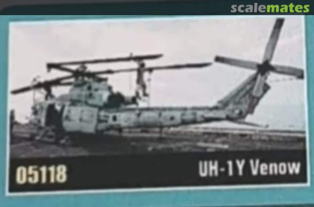 Boxart UH-1Y Venom 05118 Trumpeter