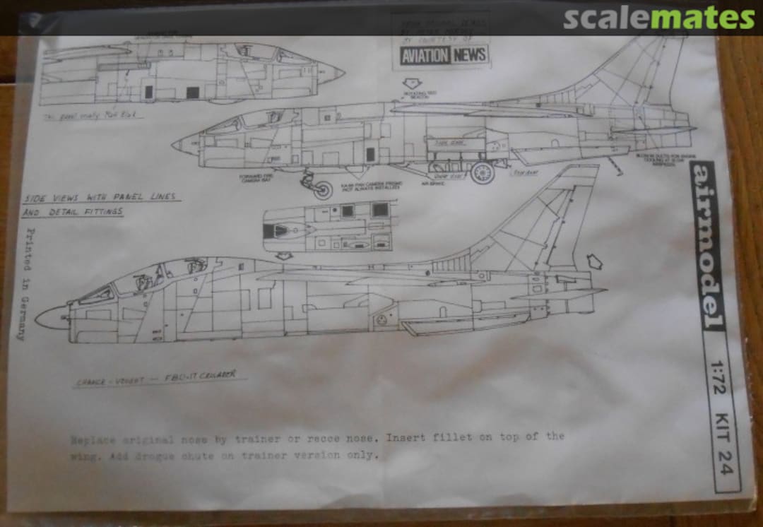 Boxart RF-8G / TF-8 Crusader 24 Airmodel