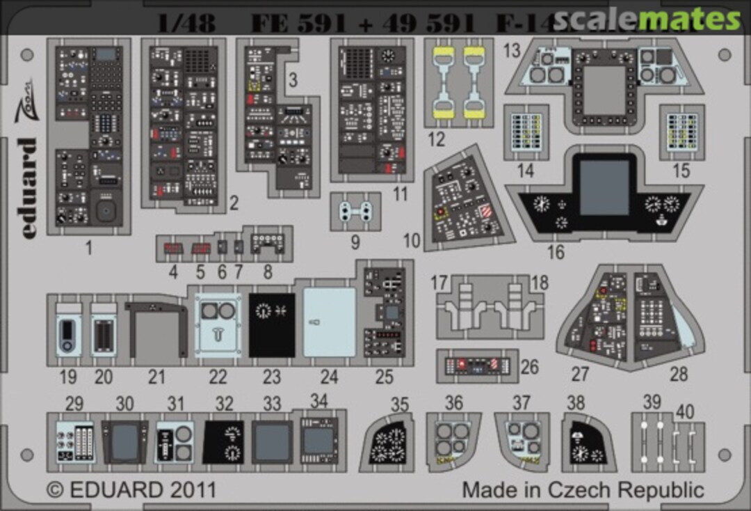 Boxart F-14B interior S.A. FE591 Eduard