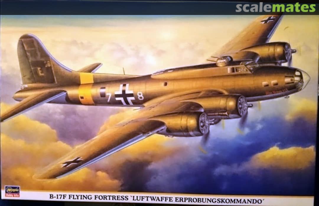 Boxart B-17F Flying Fortress 'Luftwaffe Erprobungskommando' 00654 Hasegawa