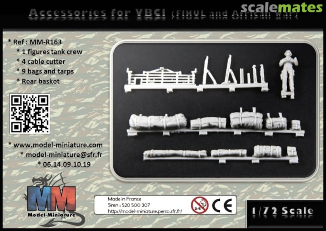 Boxart Accessories for VBCI FINUL and African War MM-R163 Model Miniature