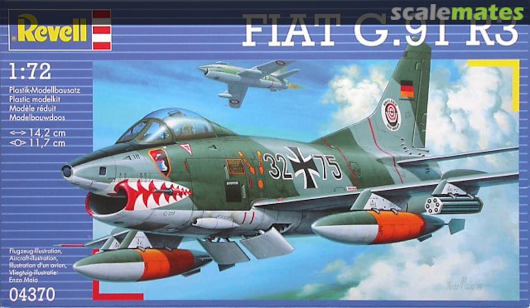 Boxart Fiat G.91 R3 04370 Revell