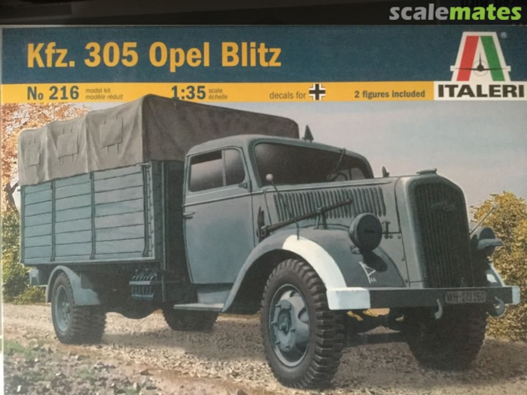 Boxart Kfz. 305 Opel Blitz 216 Italeri