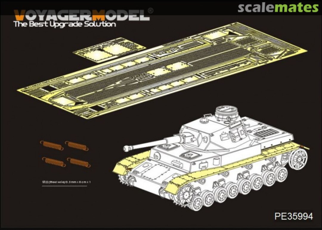 Boxart Pz.Kpfw.IV Ausf.F-H Fenders PE35994 Voyager Model