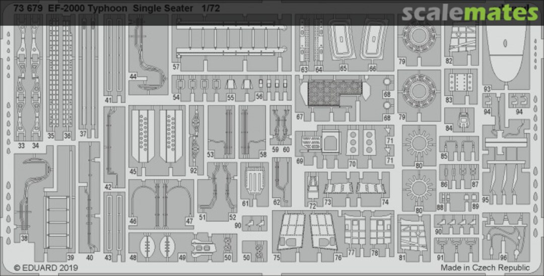 Boxart EF-2000 Typhoon Single Seater 73679 Eduard