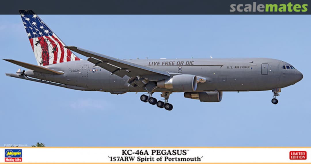 Boxart KC-46A Pegasus "157 ARW Spirit of Portsmouth" 10865 Hasegawa