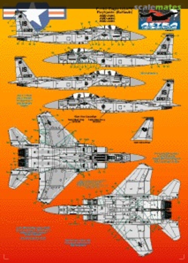 Boxart USAFE F-15C Reykjavik ASD-4805 Astra Decals