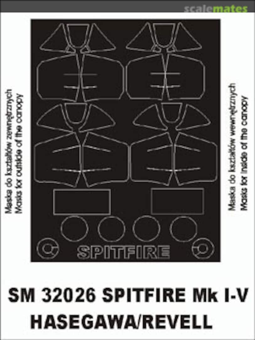 Boxart Spitfire Mk I-V SM32026 Montex