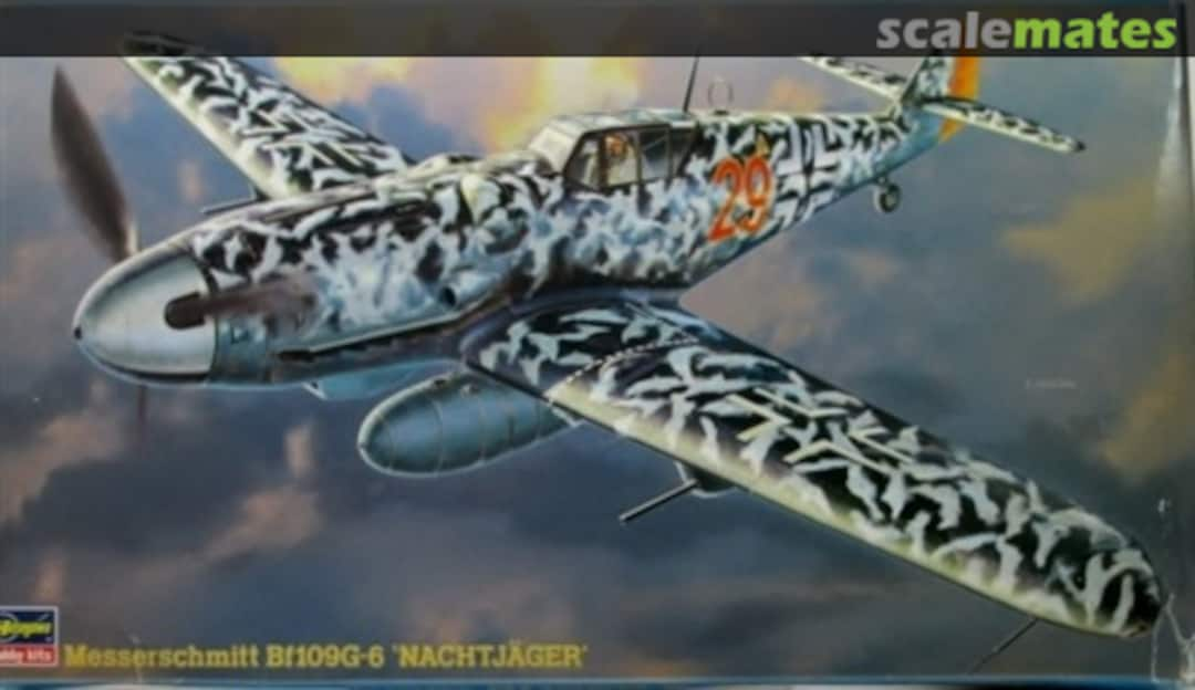 Boxart Messerschmitt Bf109G-6 'Nachtjäger' 09287 Hasegawa