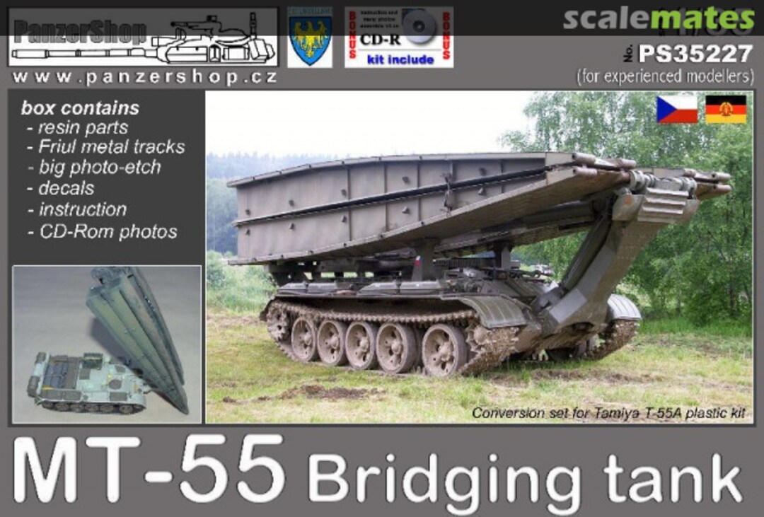 Boxart MT-55A Bridging tank PS35227 PanzerShop