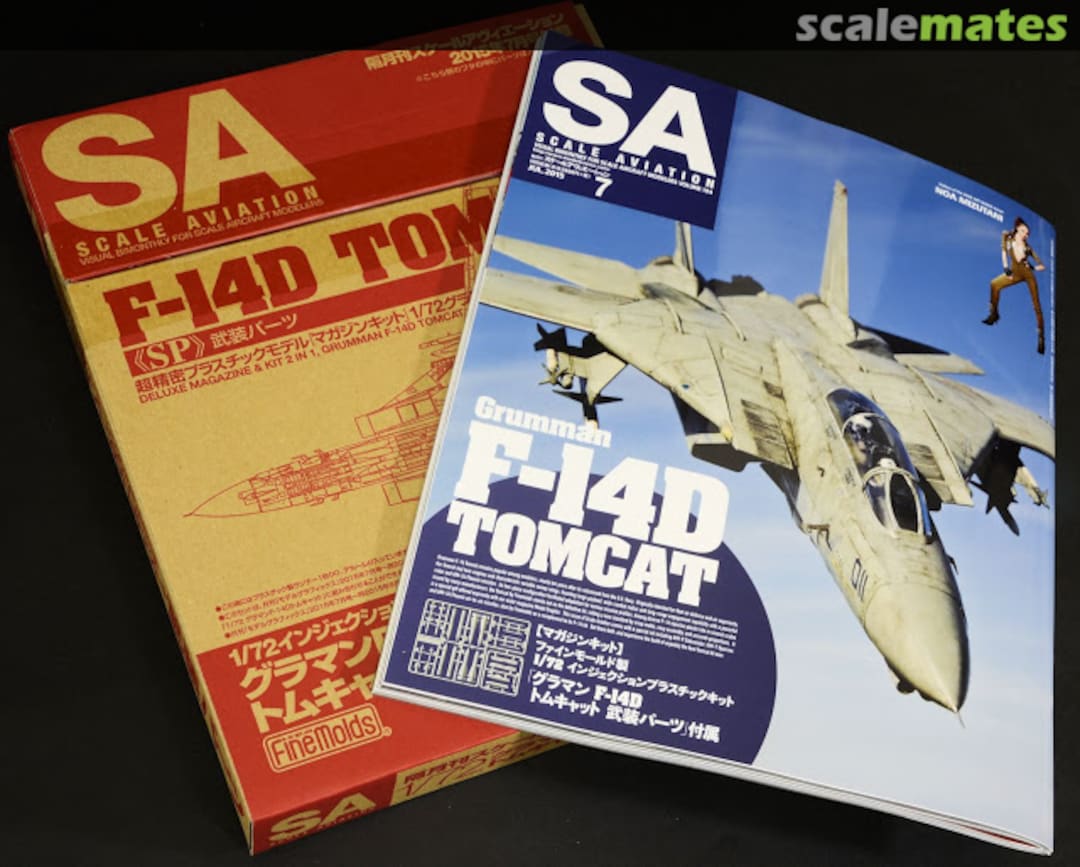 Boxart July 2015 issue of Scale Aviation (SA) magazine F-14D MDGMAG1507 Model Graphix