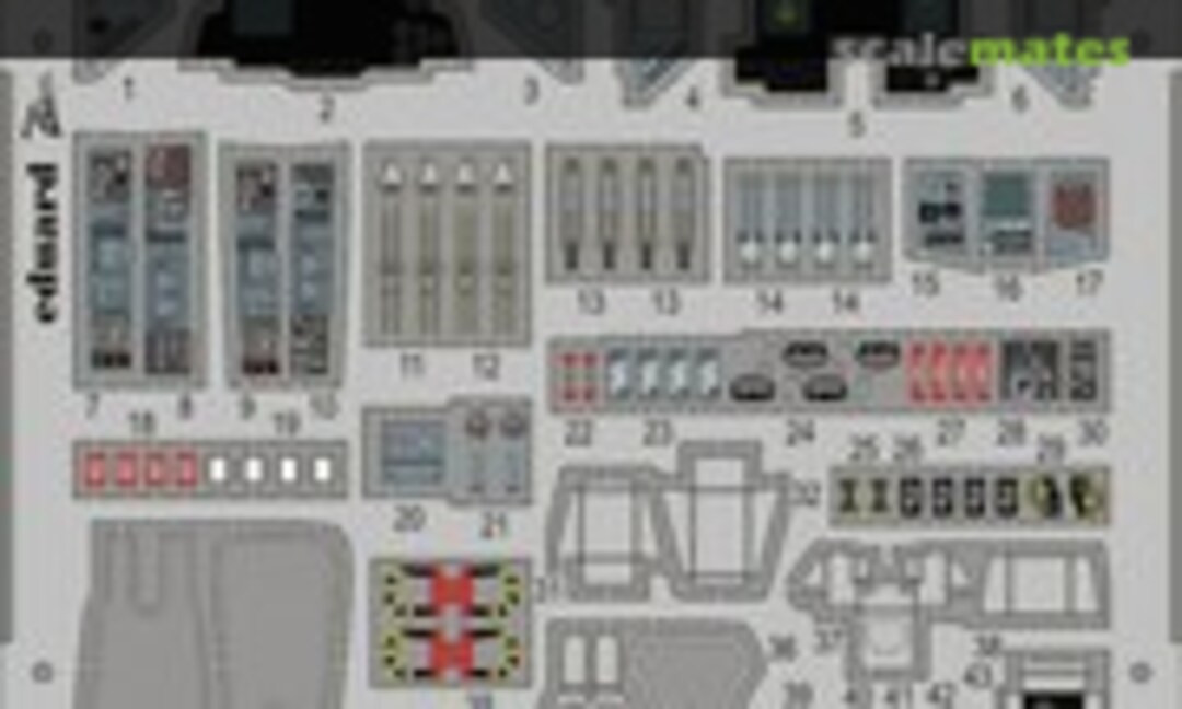 1:48 Mirage 2000D interior S.A. (Eduard 49556)