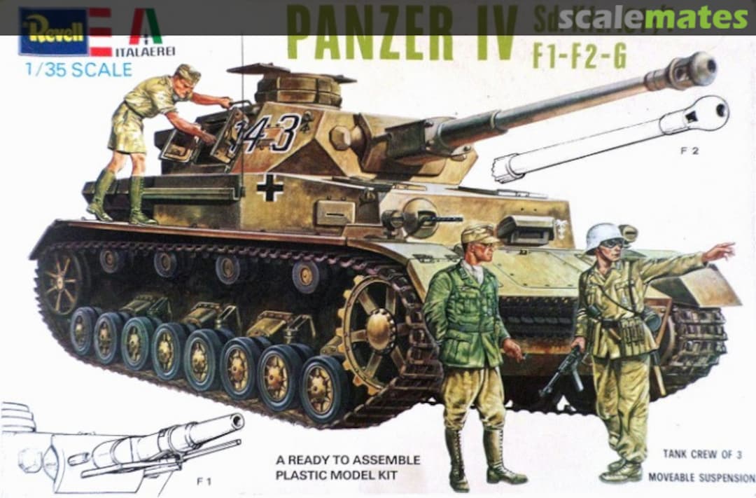 Boxart Panzer IV F1-F2-G H-2110 Revell/Italaerei