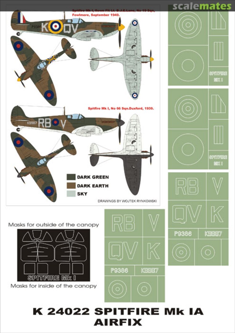 Boxart Spitfire Mk IA K24022 Montex