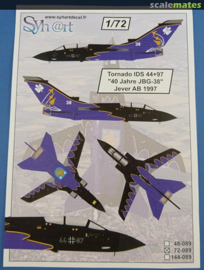 Boxart Tornado IDS Sonderanstrich 40 Jahre JaboG 38 72-089 Syhart