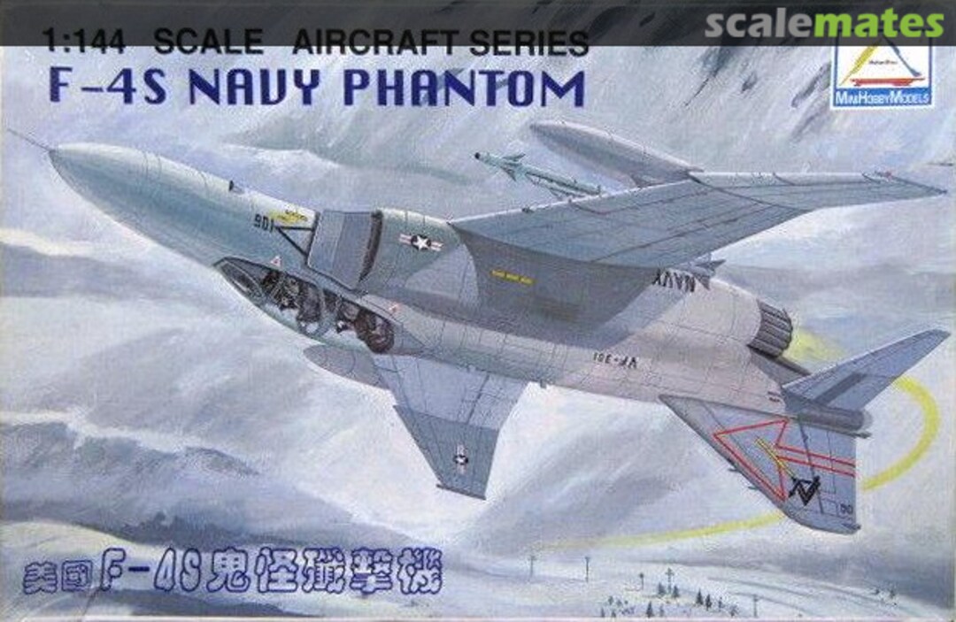 Boxart F-4S Navy Phantom 80419 Mini Hobby Models