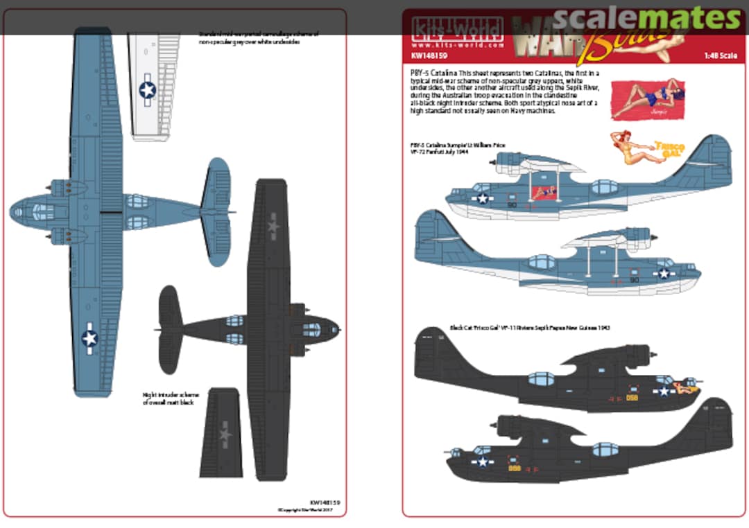 Boxart OA-10A/PBY-5 Catalinas KW148159 Kits-World