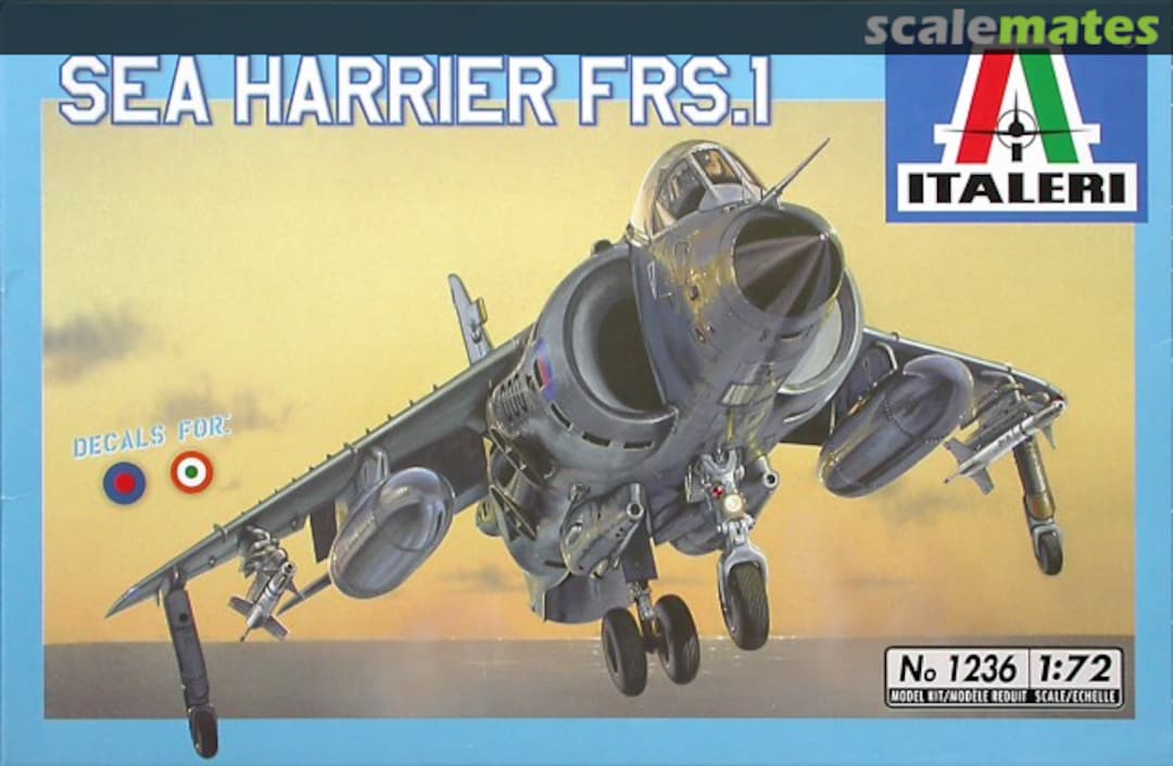 Boxart Sea Harrier FRS.1 1236 Italeri