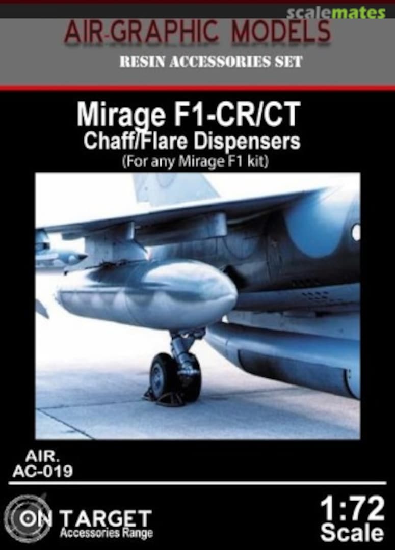 Boxart Mirage F1-CR/CT Chaff/Flare Dispensers AIR.AC-019 Air-Graphic Models