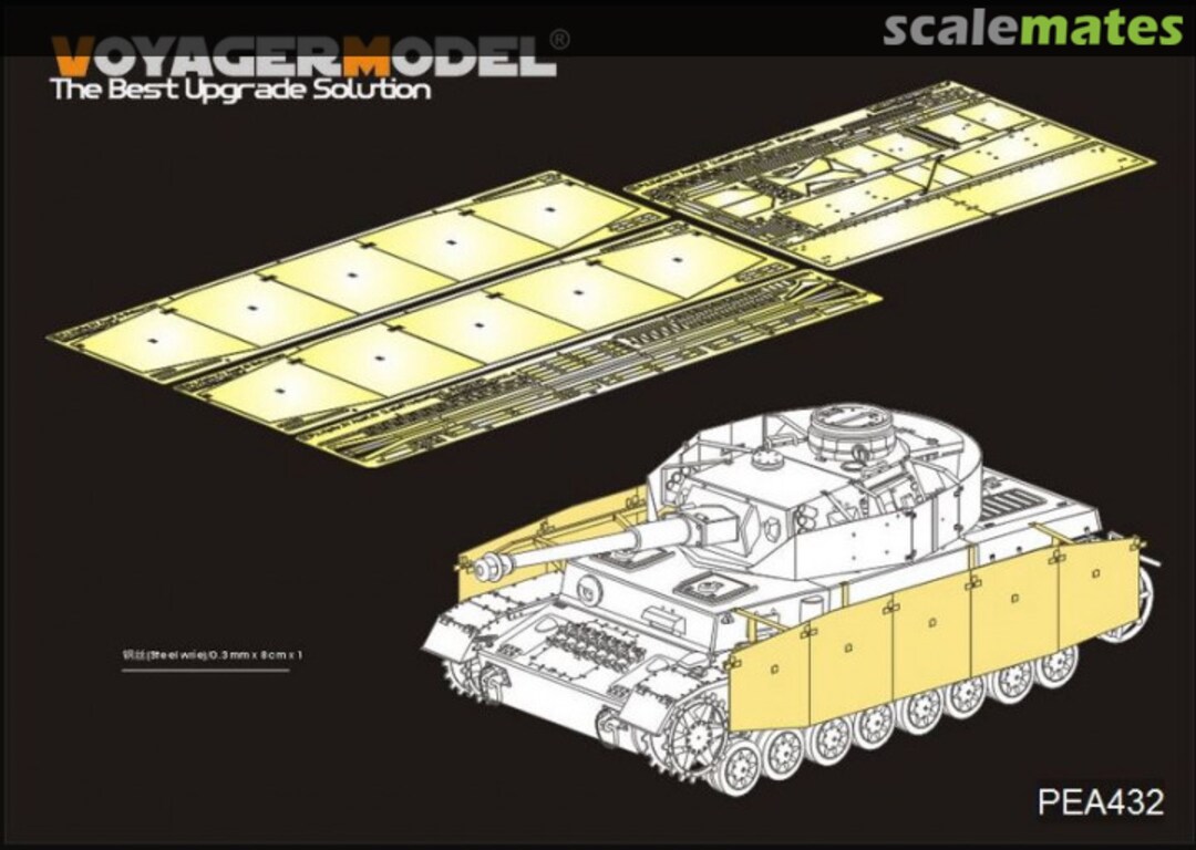 Boxart Pz.Kpfw.IV Ausf.G (Late Production) Schurzen PEA432 Voyager Model